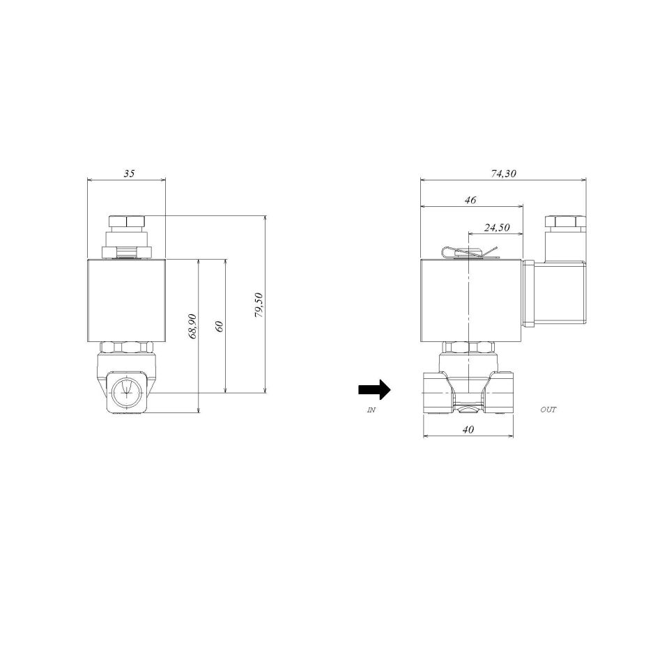 GEVAX 1901-KDNB016-G220AC Solenoid Valf 1/4'' 16 Bar