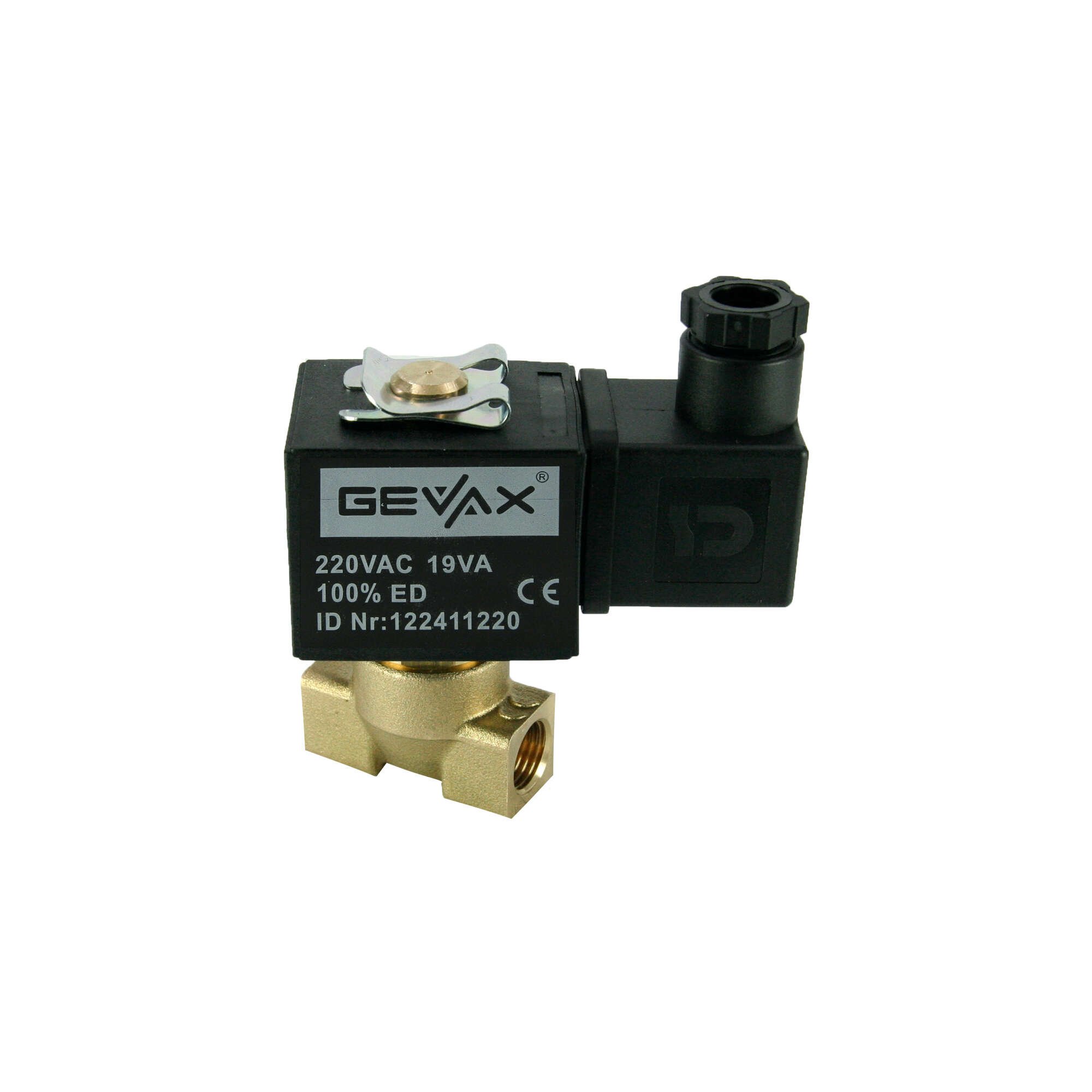 GEVAX 1901-KDNB016-G220AC Solenoid Valf  1/4'' (0-16 Bar)
