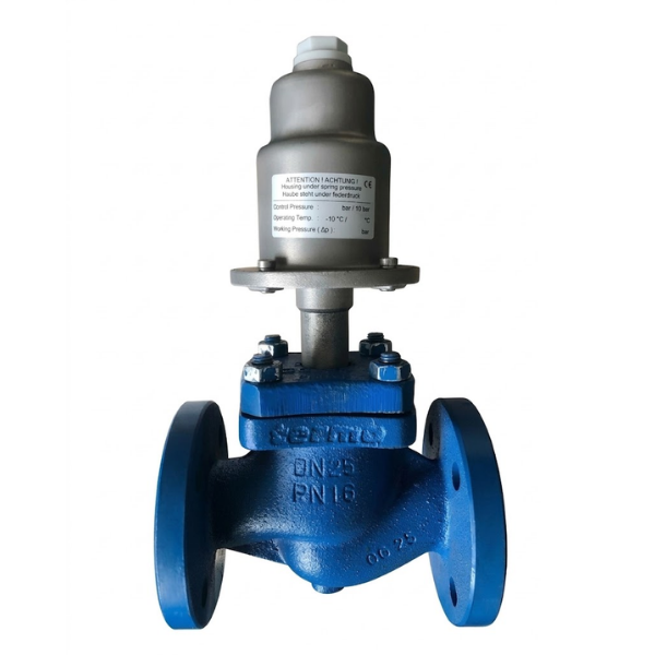 ALFANOX Pnömatik Pistonlu On-Off Vana PN16 DN15