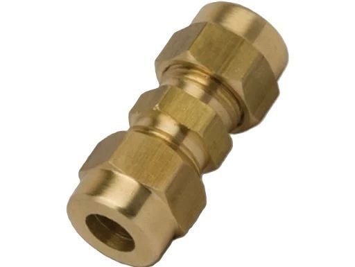 ASEL METAL Brass Double Ferrule Nipple 12mm x 12mm | ORFA Industrial