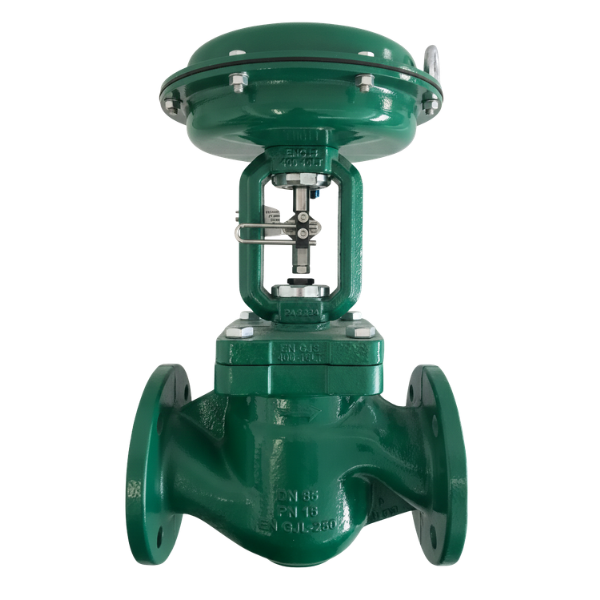 Pozisyonerli Pnömatik Oransal Kontrol Vanası DN65 PN16