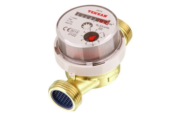 Hot water meter 3/4'' 110mm