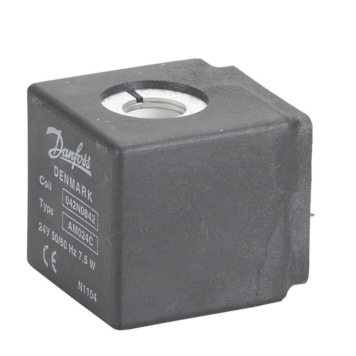 DANFOSS 042N0843 Solenoid Valve Coil 24V DC 9.5W