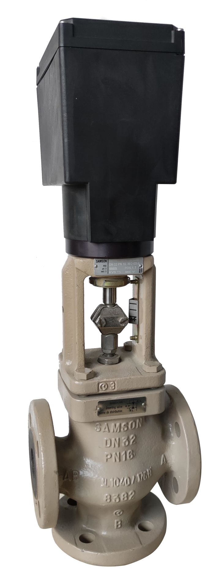 SAMSON ÜçYollu Motorlu Vana Tip 3244/3374 DN32 PN16