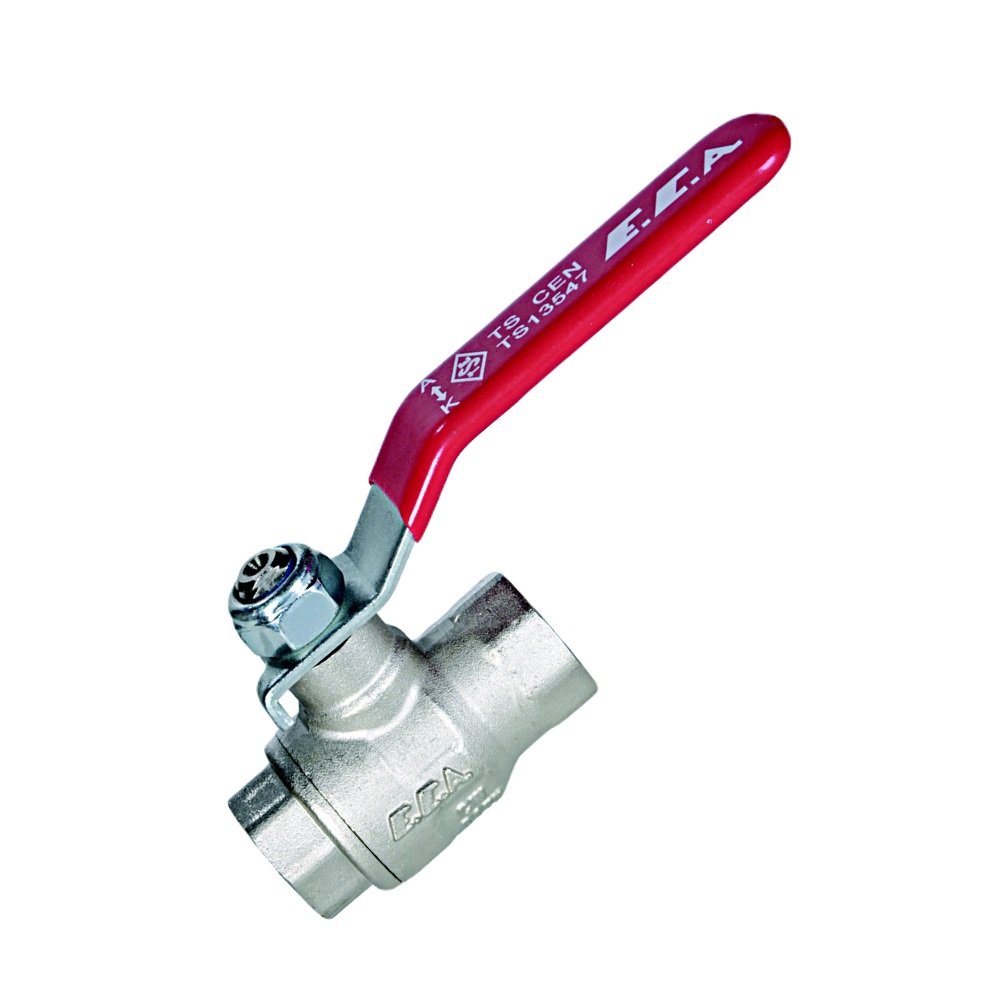 ECA Industrial Brass Ball Valve 3/8'' PN40 602122229