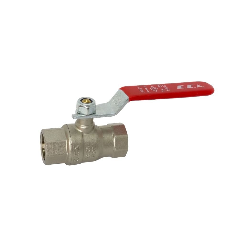 ECA Industrial Brass Ball Valve 3/8'' PN40 602122229