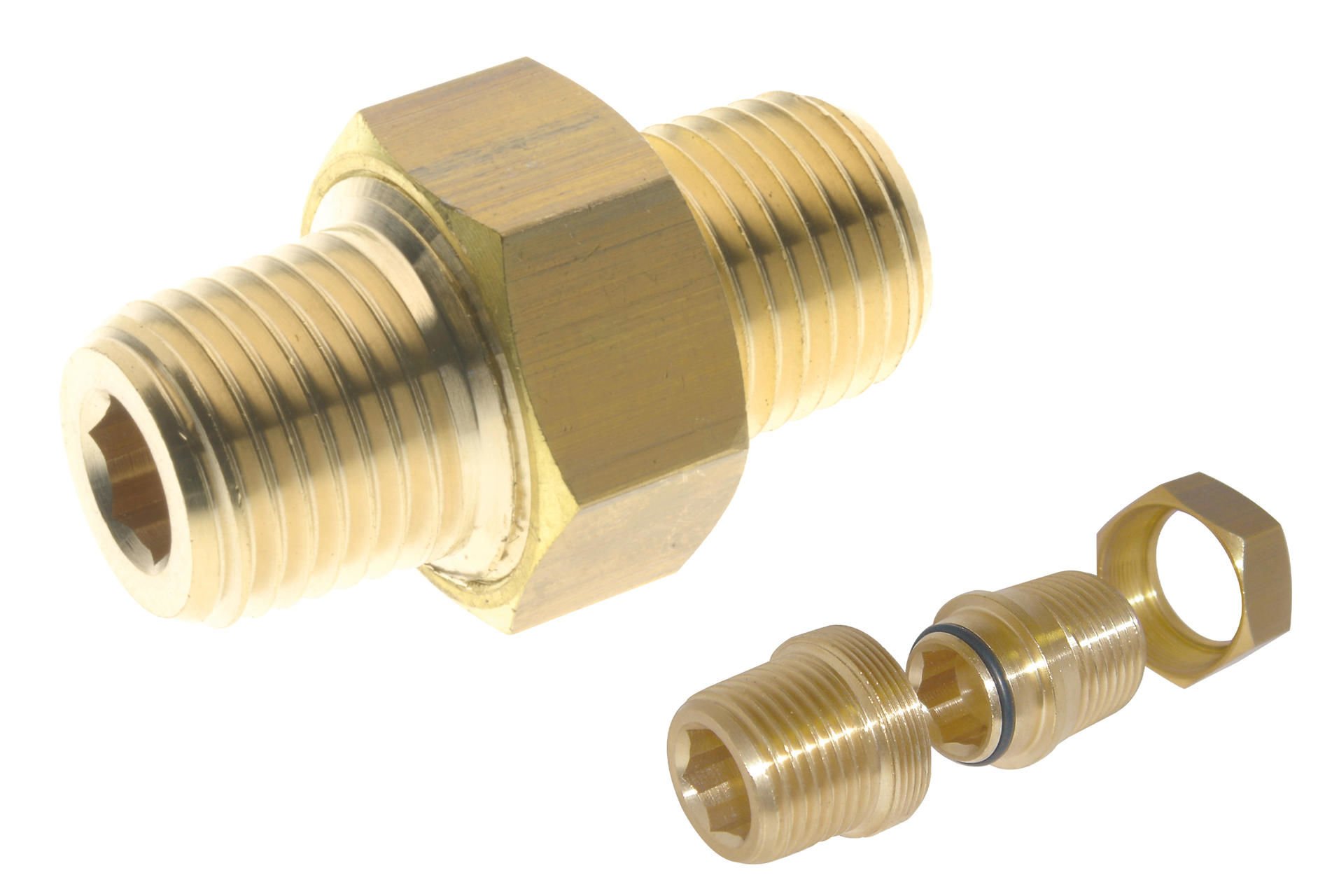 AIGNEP  2060 Üç Parçalı Konik Nipel 1/4''