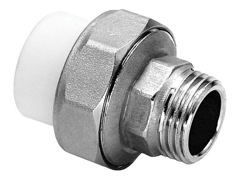GF HAKAN PLASTİK PPRC Dış Dişli Oynar Başlı Rakor Ø63mm