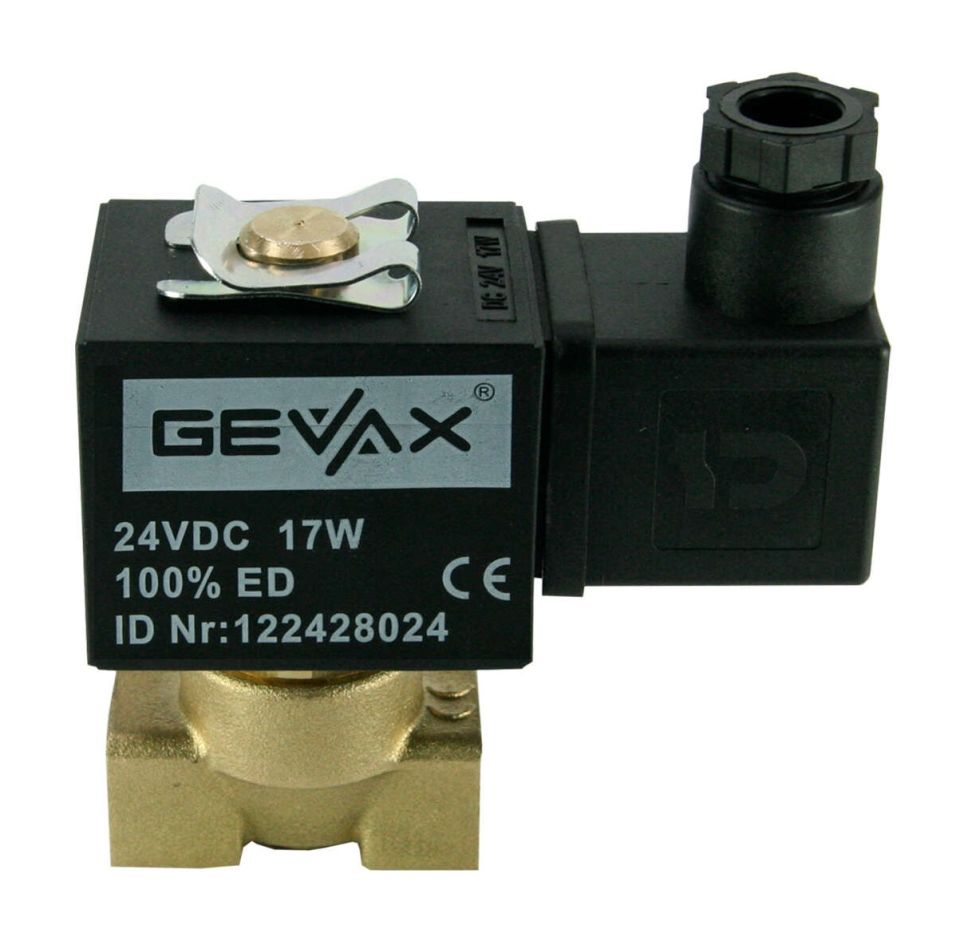 GEVAX 1901-KDNB016-020-G24DC Solenoid Valf 1/4'' (0-16 Bar)