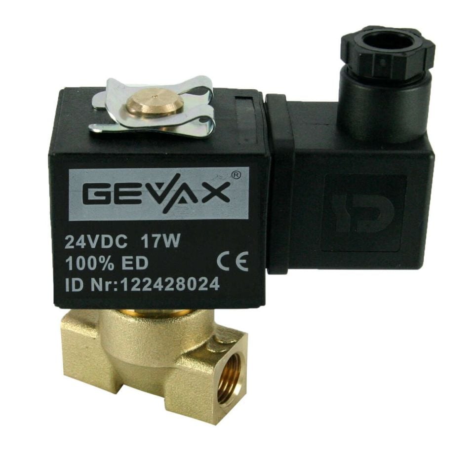 GEVAX 1901-KDNB016-020-G24DC Solenoid Valf 1/4'' (0-16 Bar)