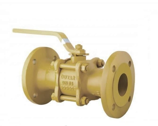 Doğalgaz Küresel Vana Tam Geçişli Dn32 Pn40 GGG40 DUYAR