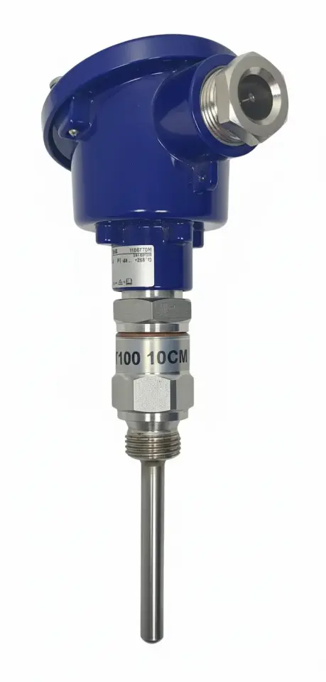 WIKA TR10-B 2 x PT100 термодвойка с глава тип, 10 см, 1/2''