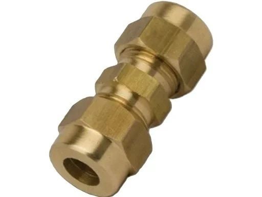 Sarı Pirinç Çift Taraf Yüksüklü Nipel 16mm X 16mm