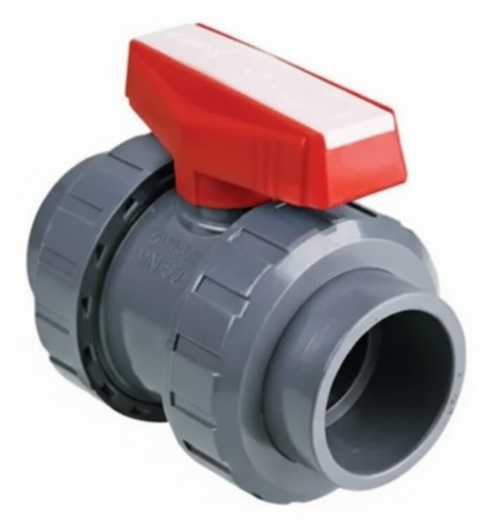 NOZBART U-PVC Сферичен кран със залепваща муфа Ø40mm