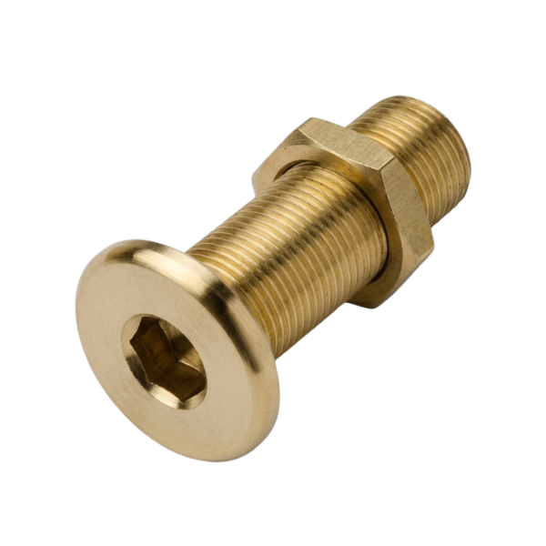 AS-EL Sarı Pirinç Depo Rakoru Uzun Tip 1 1/4''