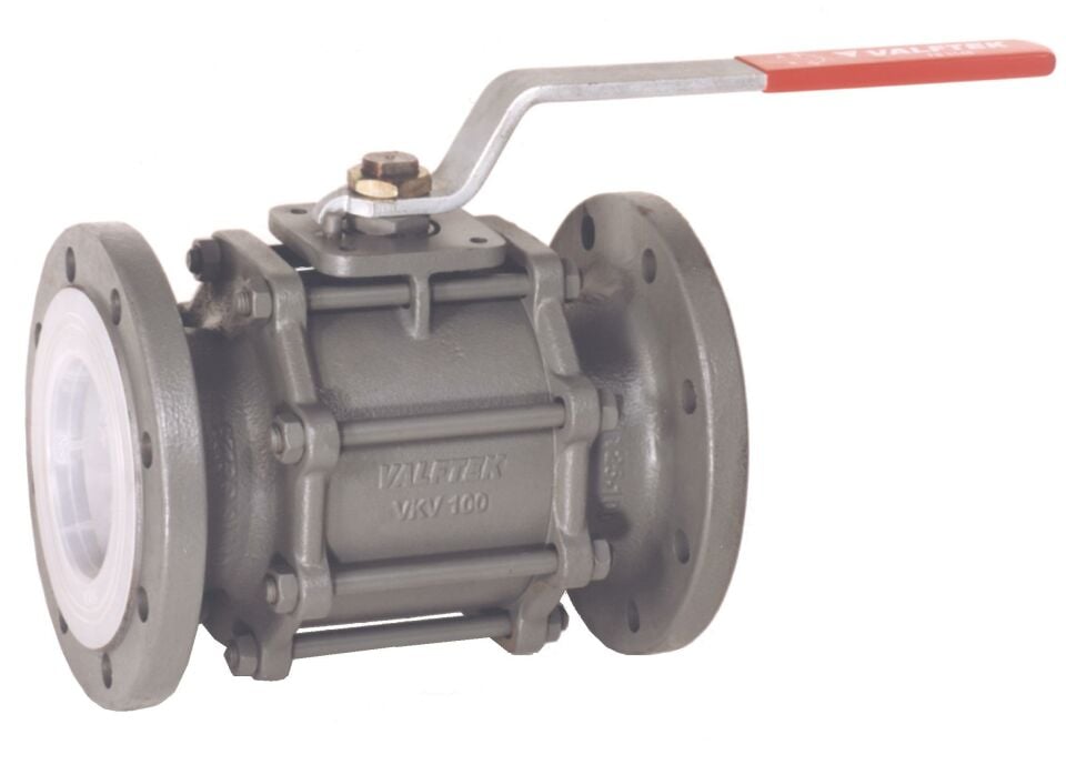 VALFTEK Сферичен кран с пълен отвор DN125 PN16