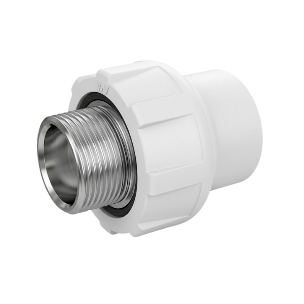 Hakan Plastik PPRC Dış Dişli Nipel (Yuvarlak) 1/2'' - 25mm