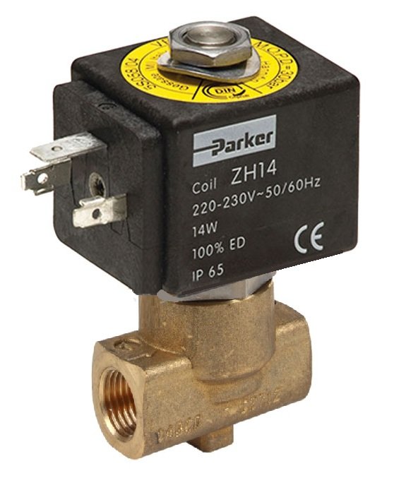 PARKER SCEM 140CR-B 362518J 2 Yollu Solenoid Valf N.K. 1/4'' 230V 14W