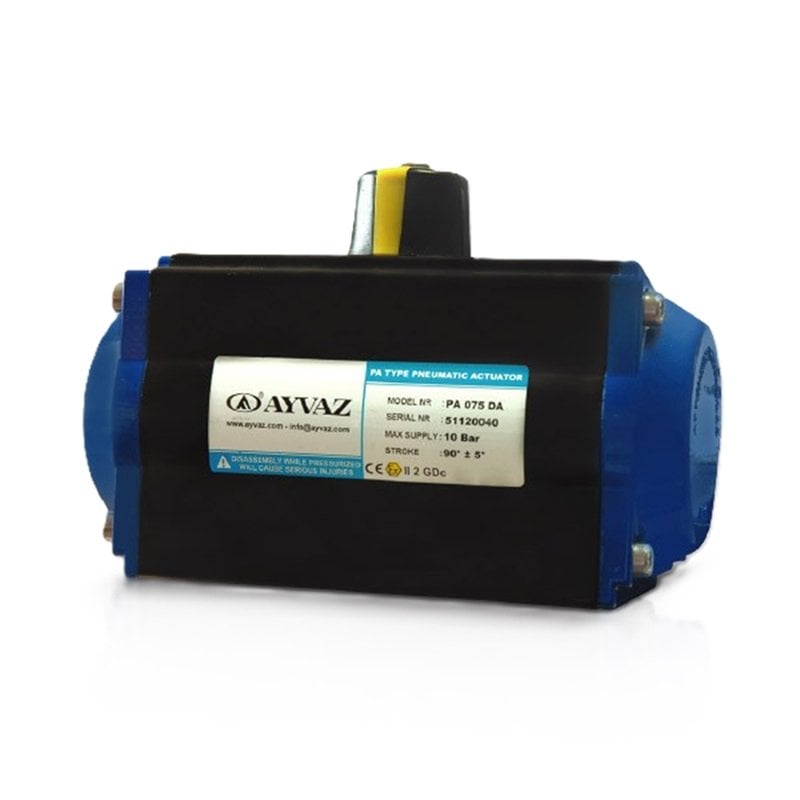 Pneumatic Actuator for Single Acting Butterfly Valve