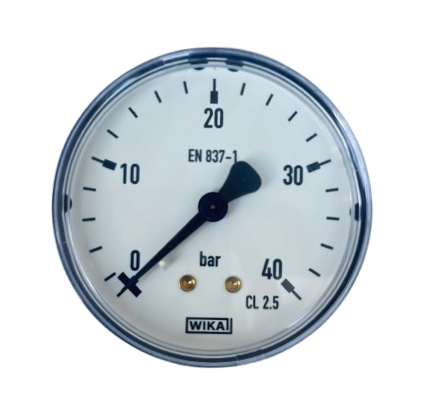 WIKA 111.12.100 Arka Bağlantılı Manometre Ø100mm 16 Bar