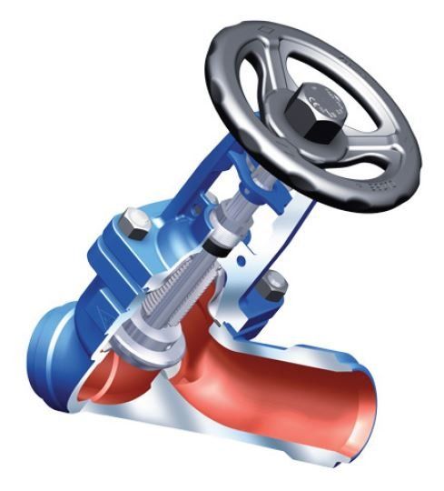 ARI FABA® Plus 35.066 Metal Bellows Globe Valve PN40 DN150