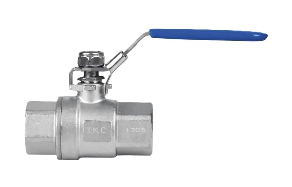 TKC 2P Paslanmaz Aktüatör Uyumlu Küresel Vana 1/2''