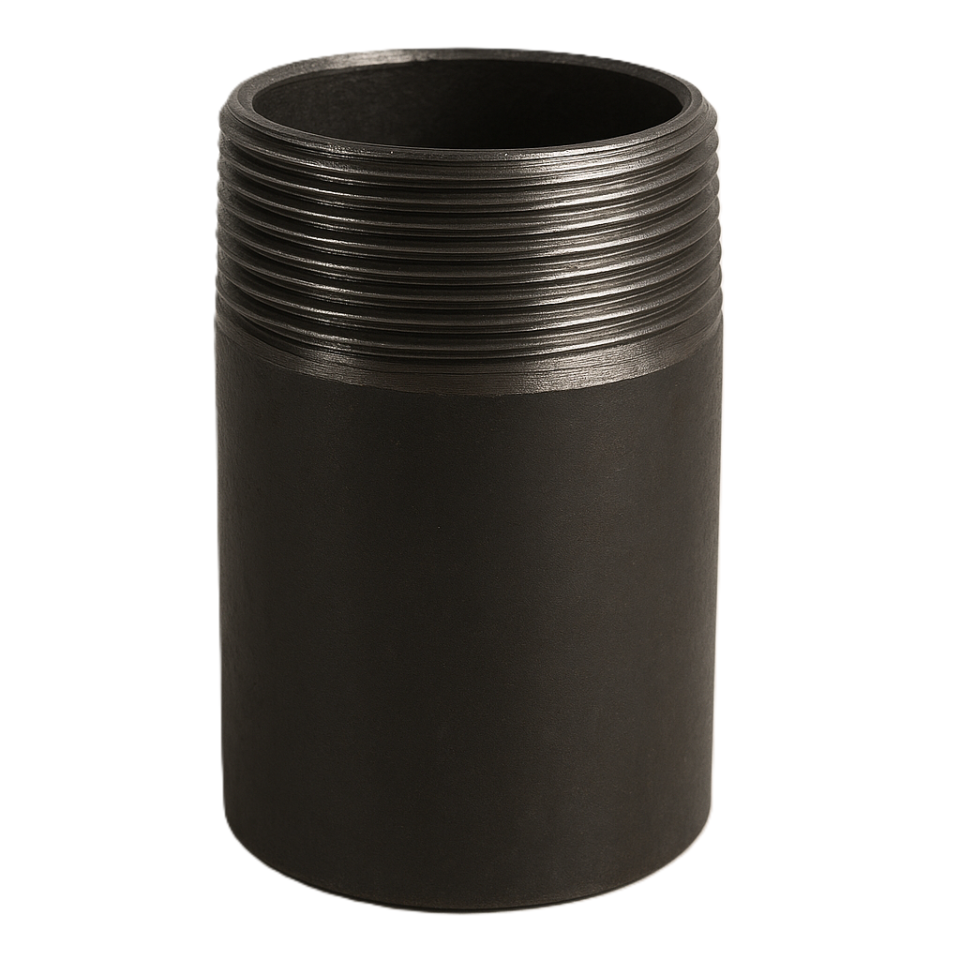 Tek Taraflı Nipel Siyah 1 1/4''