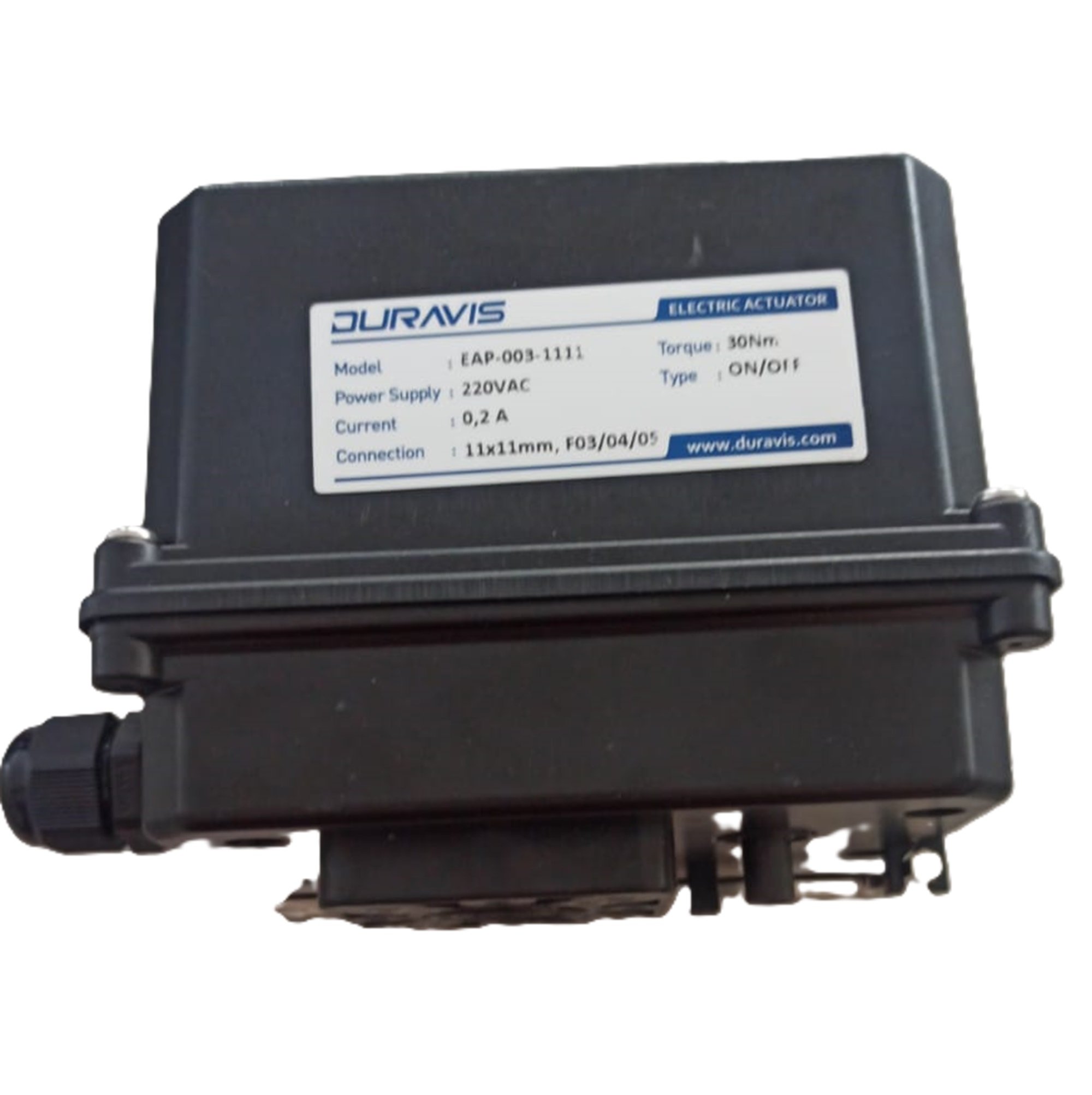Elektrik Aktüatörü 30Nm On Off 220V