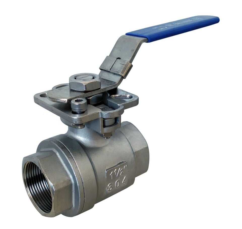 TKC 2P Paslanmaz Aktüatör Uyumlu Küresel Vana 3/4''