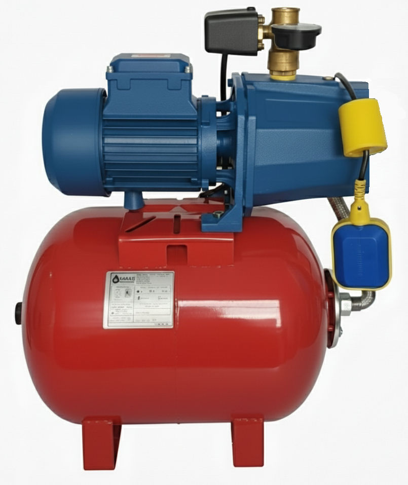 Pedrollo 4CPm 100-C Pump Tank Hydrophore 1 Hp 50 LT