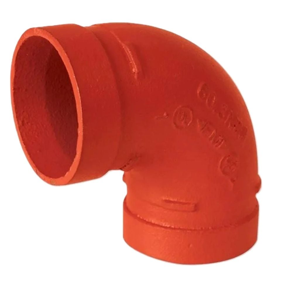 100TONG YD-002 Yivli Dirsek 90° 2 1/2''