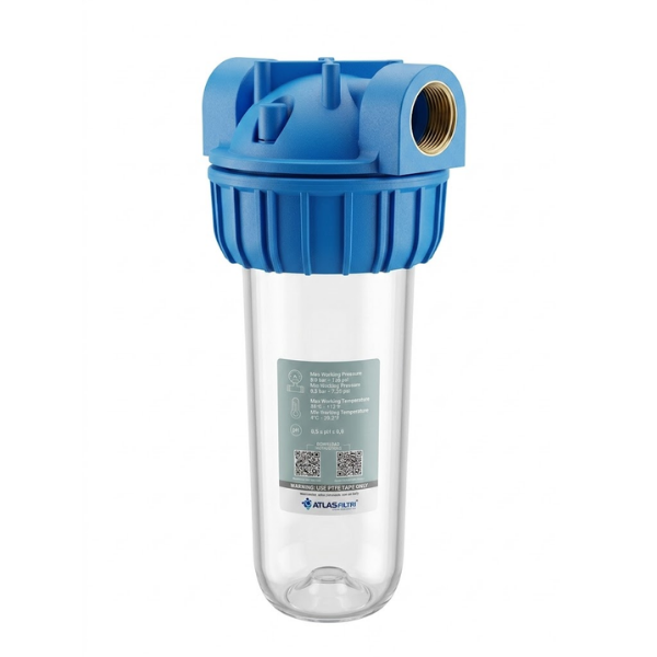 ATLAS 10'' Boş Su Arıtma Filtre Kabı 1''