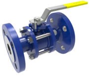 Ball Valve 3 Piece Steel DN40 PN16 BATU