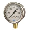 WIKA 213.53.063 Глицеринов манометър с долна връзка Ø63mm 600 Bar CL 2.5