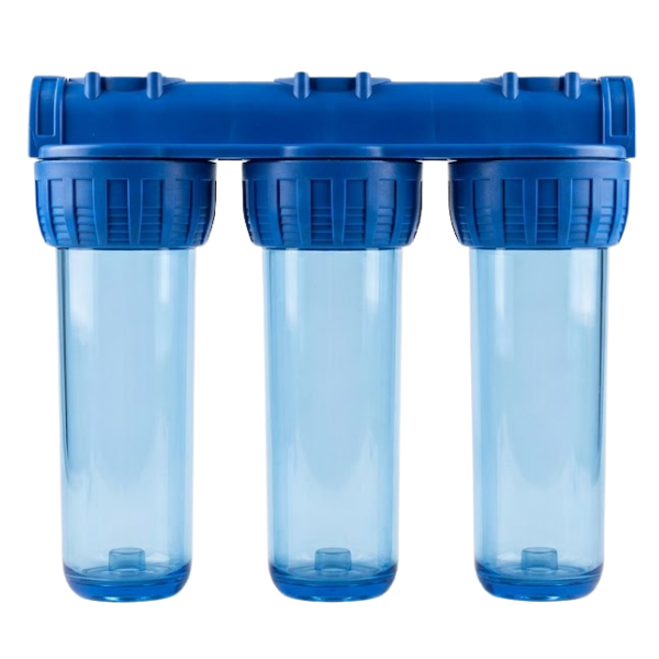 10'' Boş Su Arıtma 3'lü Filtre Kabı 1''