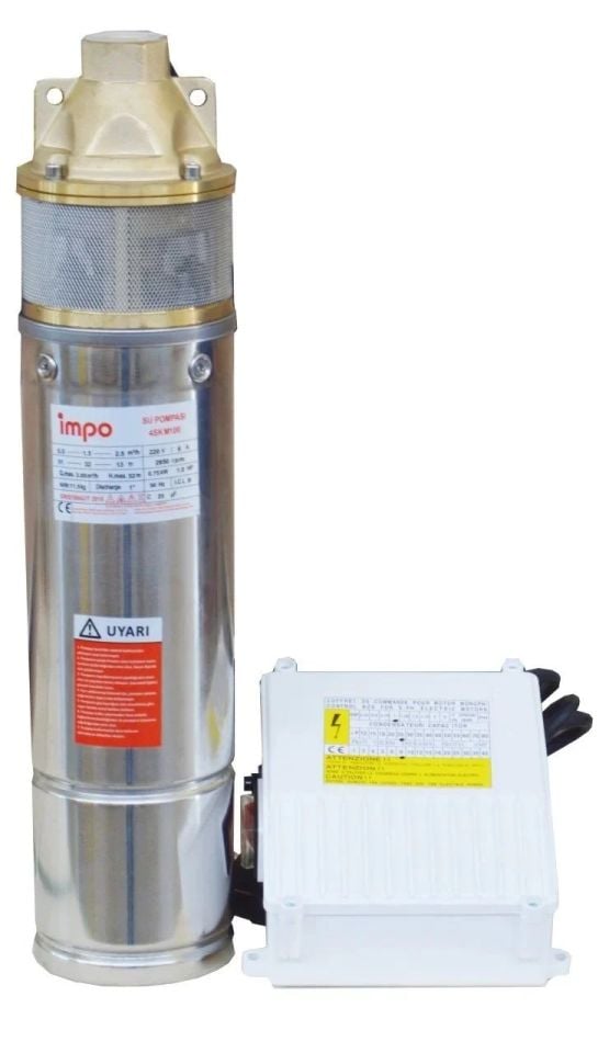 İmpo 4SKM150 Derin Kuyu Dalgıç Pompası 1.5HP 220V