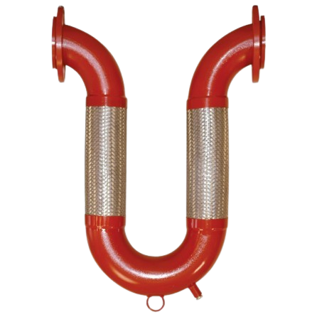 Ayvaz Omega U-FLEX Yivli Dilatasyon Kompansatör L:100mm 6''