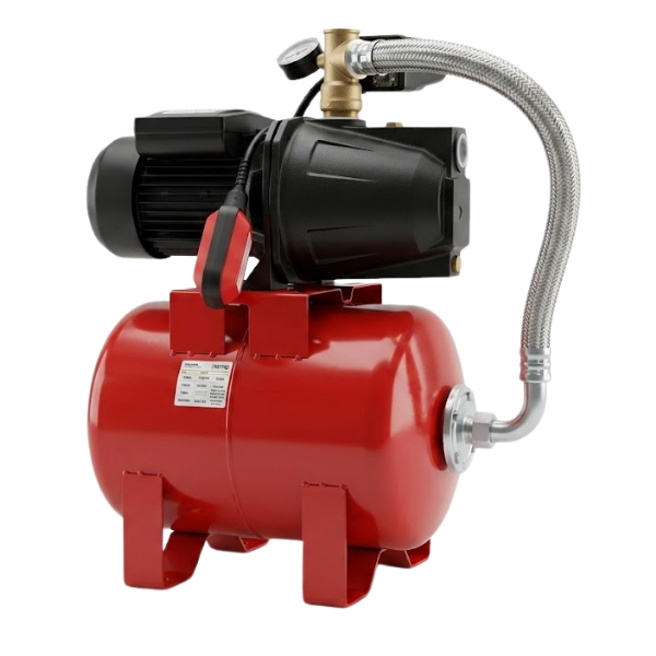 İMPO M80 Paket Hidrofor 24 Litre Yatık Tanklı 1 HP 220V