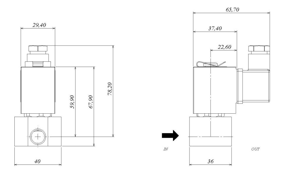 GEVAX 7901-KDVB016-020-24DC Stainless Solenoid Valve 1/4''
