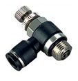 MAXTOR Siyah Seri Pnömatik Hız Ayar Dirseği 1/4'' - 10mm