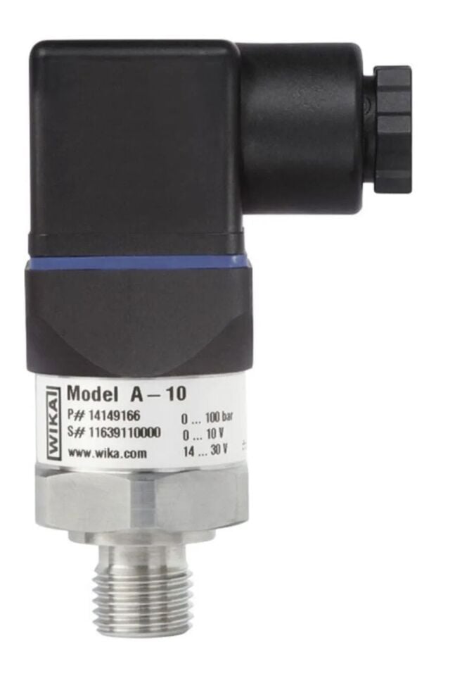 WIKA A10 Basınç Transmitteri 100 Bar 1/4''