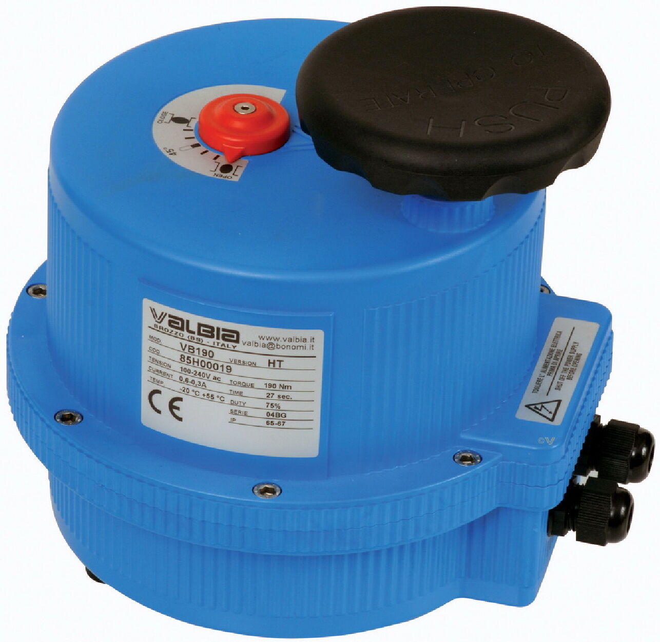 VALBIA VB110 Elektrikli Aktüatör 110Nm 220v