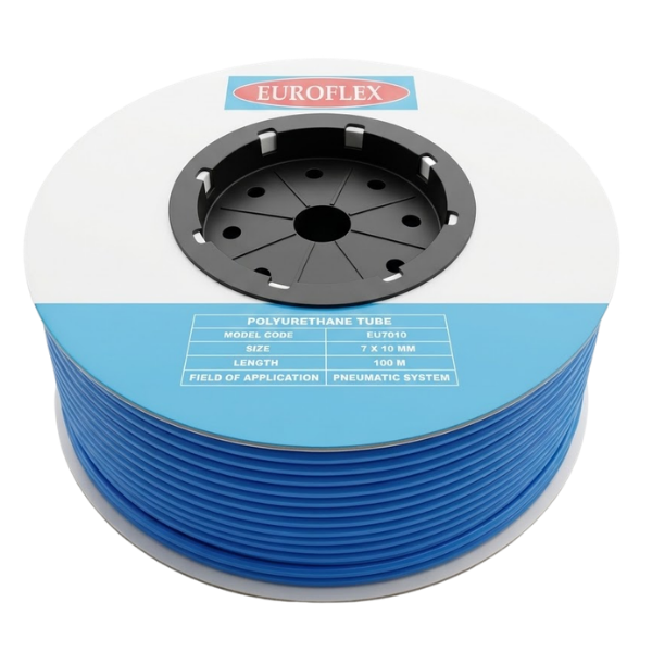EUROFLEX Полиуретанов пневматичен въздушен маркуч PU Ø12 - 8mm