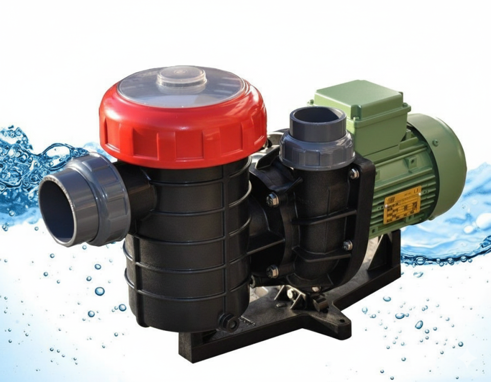 NOZBART Çoşkun Ön Filtreli Havuz Pompası 2 HP Trifaze