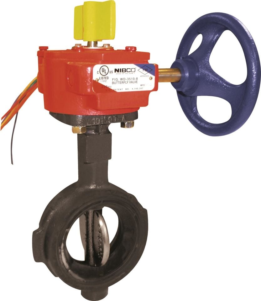 AYVAZ Клапана пеперуда с индикаторен ключ, Wafer тип 300PSI 8