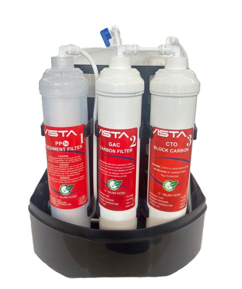 Reverse Osmosis (RO) Su Arıtma Cihazı – 12 Litre Basınçlı Tanklı