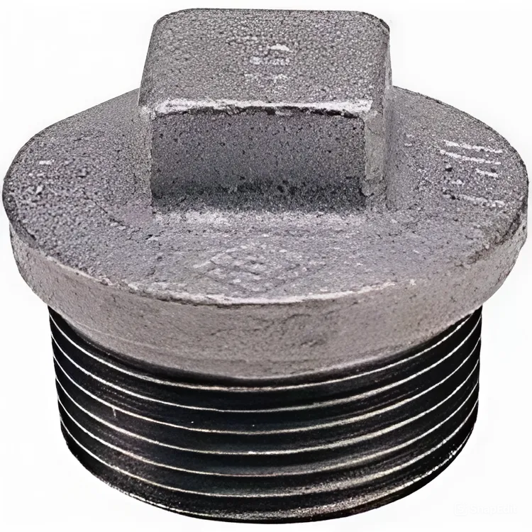 TRAKYA DÖKÜM Galvaniz Kör Tapa 4''
