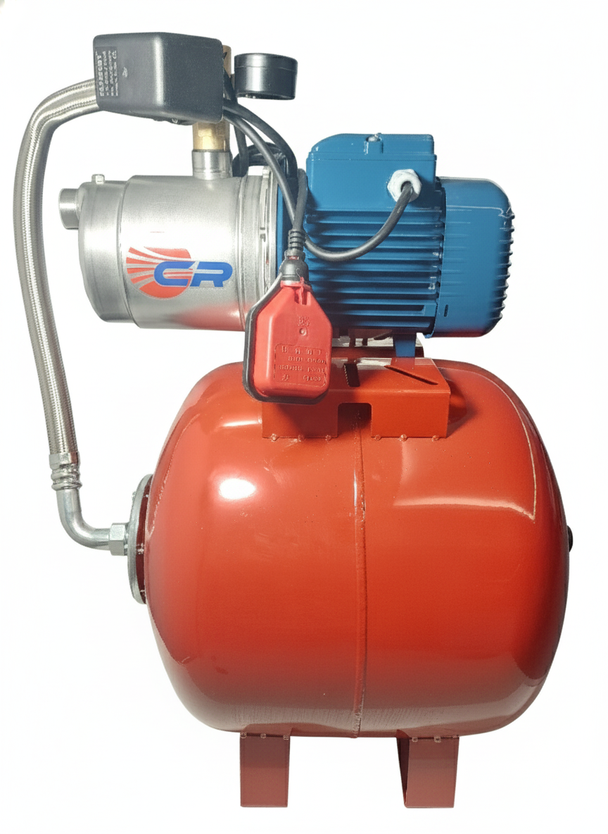 PEDROLLO 5CRm 80 Paket Hidrofor 50 Lt Tanklı 1 Hp