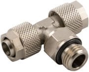 Aignep Pnömatik Sıkmalı Orta Bacak Metal TE 1/8''  Ø8mm