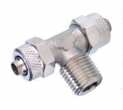 Aignep Pnömatik Sıkmalı Orta Bacak Metal TE 1/4''  Ø8mm